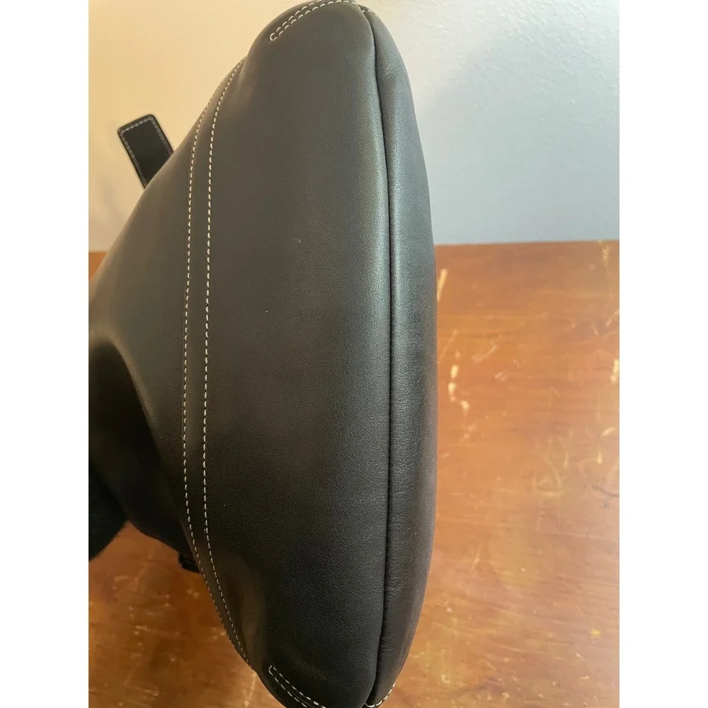 Coach Vintage 1415 Soho Slim Y2K Black Leather‎ Hobo Shoulder Bag Made in Turkey